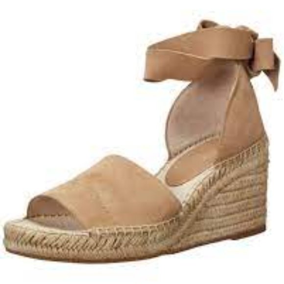 SPLENDID Malissa Suede Espadrille Sandals in Latte Size 9 New - Picture 2 of 10